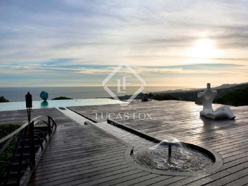 Luxury sea view villa for sale Barcelona Coast Supermaresme