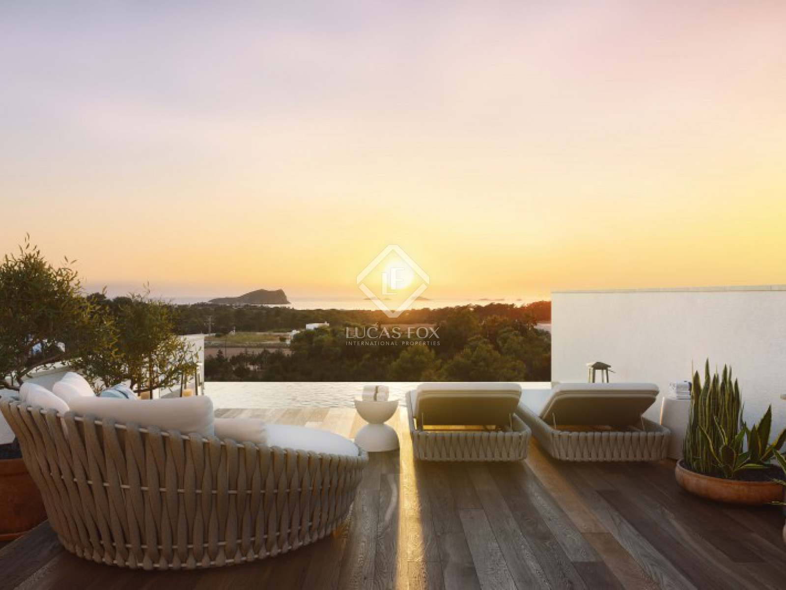 Promoción de obra nueva de 15 villas en Cala Comte, Ibiza