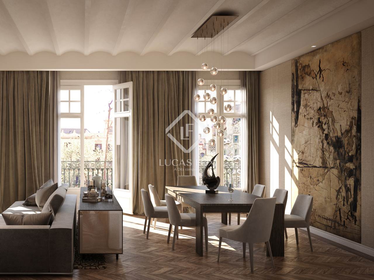 Stunning refurbished apartment to buy in Barcelona centre