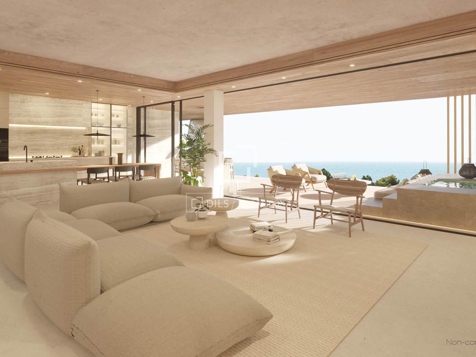 New build 2 Bedroom apartment with 22m² terrace for sale in Santa Eulalia