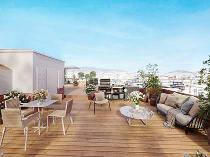 394m² penthouse with 200m² terrace for sale in Turó Park