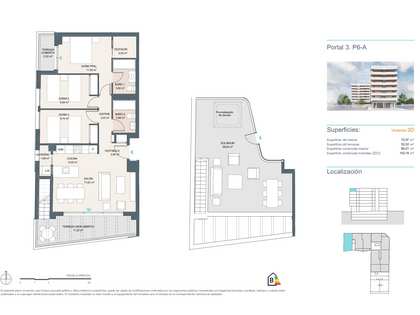 Appartement de 102m² a vendre à Alicante ciudad avec 52m² terrasse