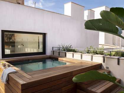 Ático de 230m² con 15m² terraza en alquiler en Gótico