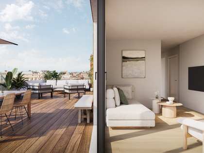 55m² penthouse with 6m² terrace for sale in Eixample Left