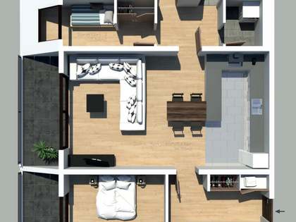 Apartmento de 143m&sup2; with 11m&sup2; terra&ccedil;o &agrave; venda em Escaldes