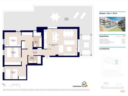 Appartement de 98m² a vendre à Alicante Golf avec 72m² terrasse