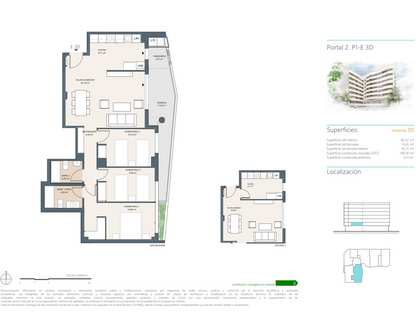 Appartement de 106m² a vendre à Alicante ciudad avec 11m² terrasse