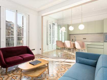 195m² apartment with 7m² terrace for rent in Eixample Right