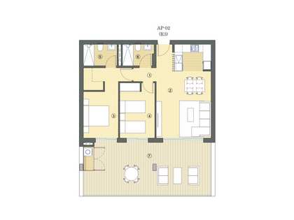 Квартира 100m², 20m² террасa на продажу в Mutxamel
