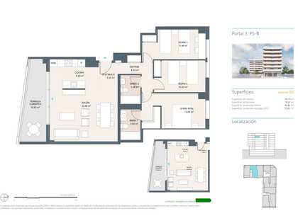 Appartement de 113m² a vendre à Alicante ciudad avec 11m² terrasse