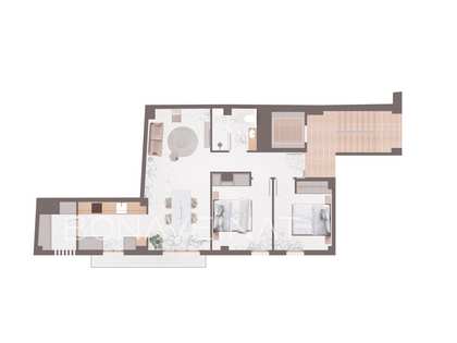 Appartement de 88m² a vendre à Playa Malvarrosa/Cabanyal