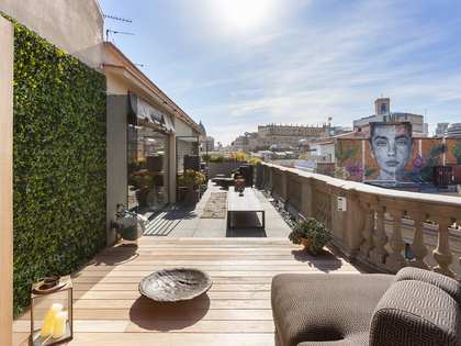 54m² dachwohnung mit 67m² terrasse zum Verkauf in Gótico