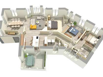 Appartamento di 151m² con 14m² terrazza in vendita a South France