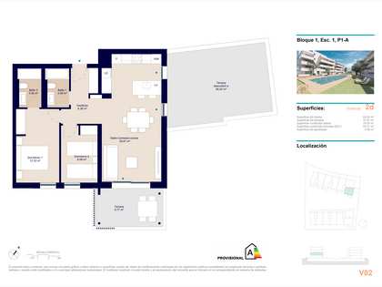 Appartement de 62m² a vendre à Alicante Golf avec 37m² terrasse