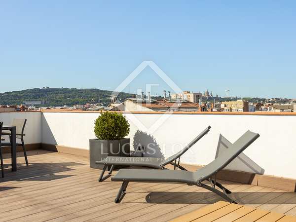 38m² penthouse with 53m² terrace for sale in Eixample Left