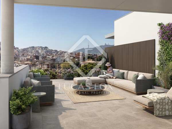 107m² takvåning med 61m² terrass till salu i Horta-Guinardó