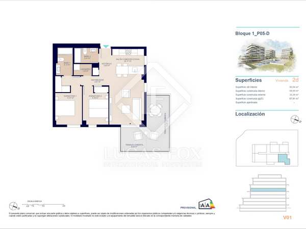 81m² lägenhet med 20m² terrass till salu i El Campello