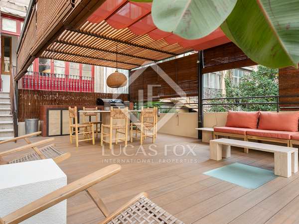 110m² apartment with 85m² terrace for rent in Eixample Right