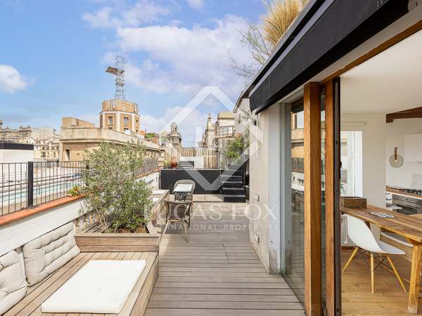 40m² penthouse with 41m² terrace for sale in Gótico