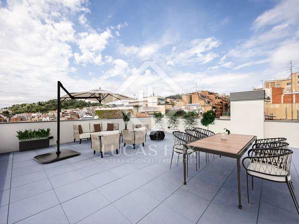 102m² takvåning med 124m² terrass till salu i Gràcia