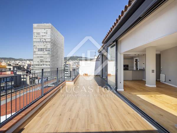 Penthouse van 92m² te huur met 80m² terras in Sant Gervasi - Galvany