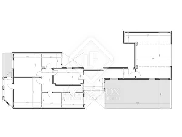 166 m² penthouse with a terrace for sale in El Pla del Remei