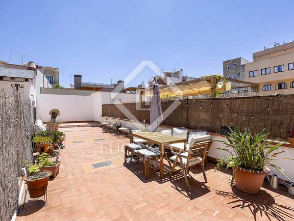 Appartamento di 66m² con 55m² terrazza in vendita a Gràcia
