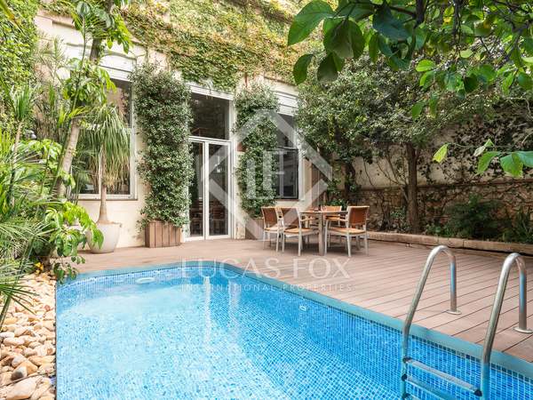 Villa van 180m² te huur met 80m² Tuin in Gracia, Barcelona