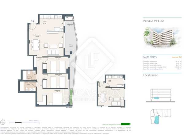 Piso de 106m² con 11m² terraza en venta en Alicante ciudad