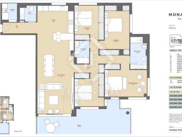 Appartamento di 183m² con 45m² terrazza in vendita a Los Monasterios