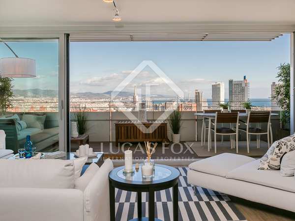 174m² penthouse with 127m² terrace for sale in Diagonal Mar