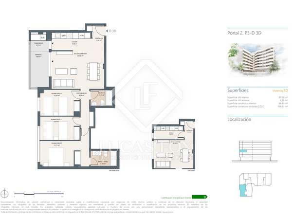 106m² apartment with 11m² terrace for sale in Alicante ciudad