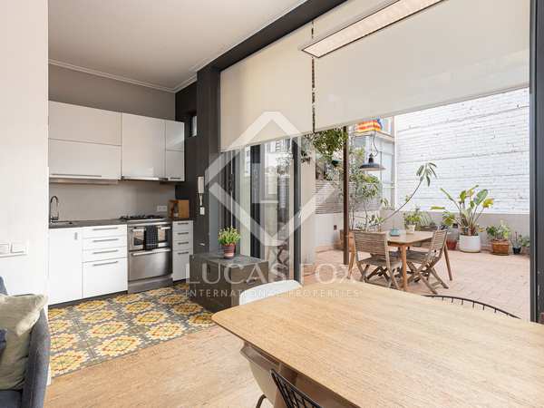 89m² apartment with 43m² terrace for sale in Gràcia