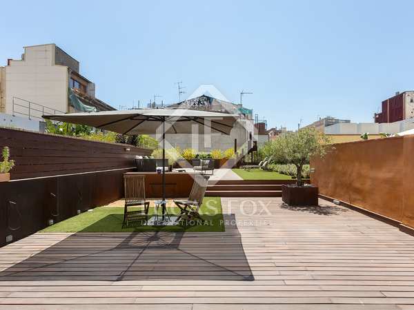 180m² apartment with 150m² terrace for rent in Gràcia