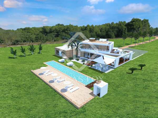 Proyecto de villa en venta en San Antonio, Ibiza