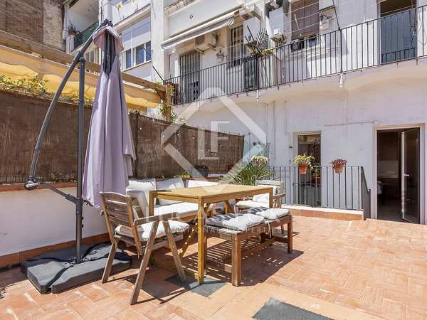 66m² lägenhet med 55m² terrass till salu i Gràcia