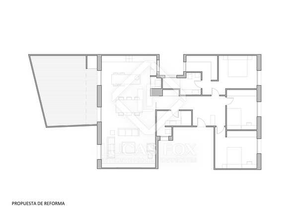 Appartement van 169m² te koop met 35m² terras in El Pla del Remei