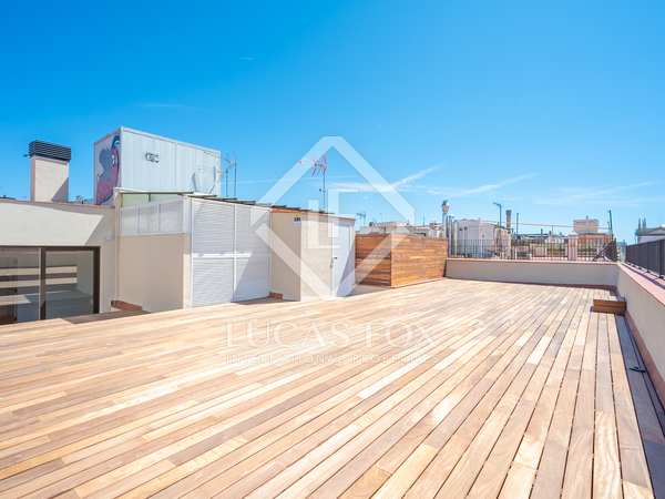 Ático de 80m² con 96m² terraza en venta en Gótico