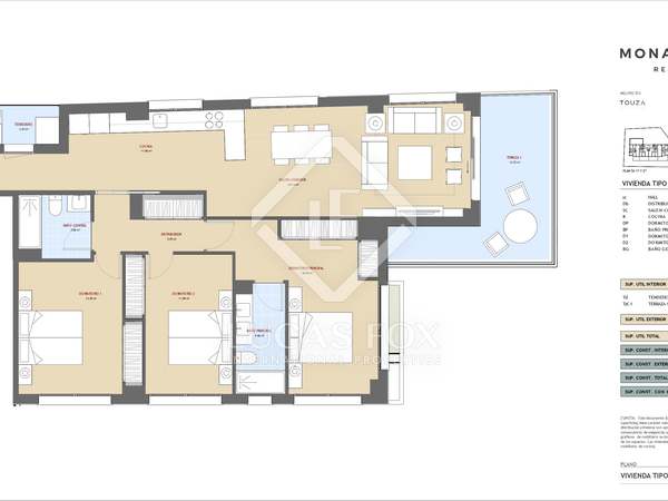 Appartement van 131m² te koop met 13m² terras in Los Monasterios